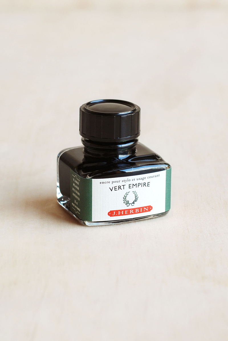 J. Herbin Napoleon Green (Vert Empire) 30ml Bottled Ink